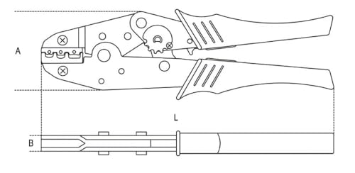 beta-tools-1608-pince-sertir-cosses-pr-isol-es-0-5-6-mm-avec-r-gulateur-de-press image 8