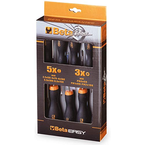 beta-tools-1203-d8p-jeu-de-8-tournevis-noir-orange-pour-vis-fendues-et-cruciform image 8