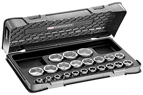facom-s-401b-coffret-22-douilles-1-2-6-pans-m-triques-8-32-mm-avec-plateau-therm image 2