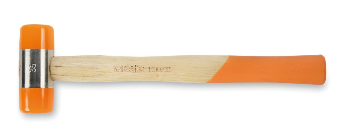 beta-tools-1390-45-maillet-embouts-nylon-interchangeables-manche-en-bois-45-mm-3 image 3