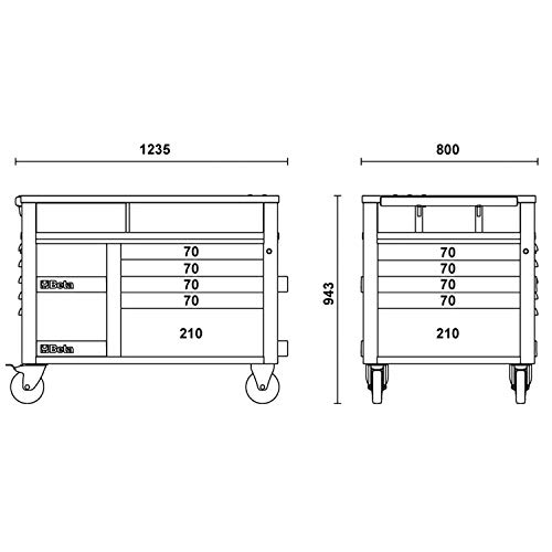 beta-tools-c28-supertank-o-servante-d-atelier-10-tiroirs-orange-avec-plan-de-tra image 8
