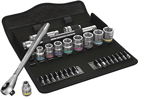 wera-8100-sb-10-zyklop-metal-jeu-de-cliquets-et-douilles-3-8-syst-me-imp-rial-29 image 3