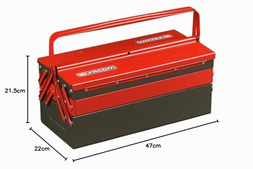 facom-bt-11a-bo-te-outils-5-compartiments-47-cm-rouge-noir-rangement-professionn image 4
