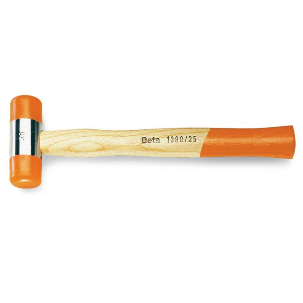 beta-tools-1390-45-maillet-embouts-nylon-interchangeables-manche-en-bois-45-mm-3 image 1