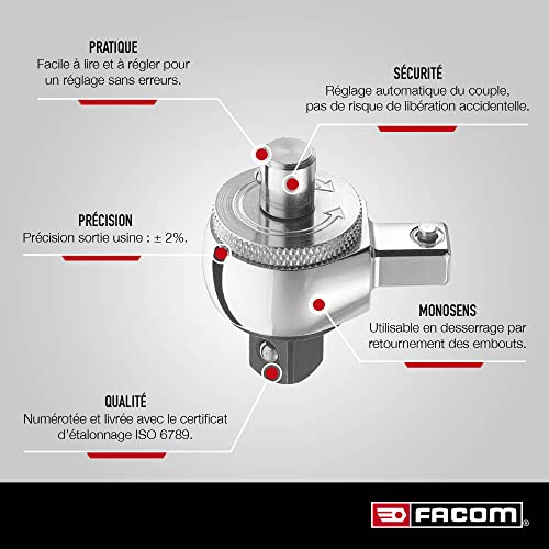 facom-r-372-t-te-de-cliquet-compact-1-4-carr-9-x-12-mm-72-dents-angle-de-reprise image 8