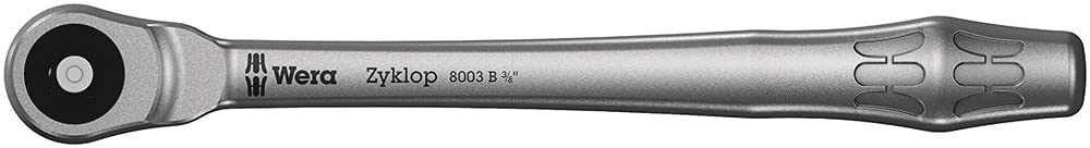 wera-8003-b-zyklop-metal-cliquet-carr-3-8-avec-carr-m-le-traversant-222-mm-angle image 1