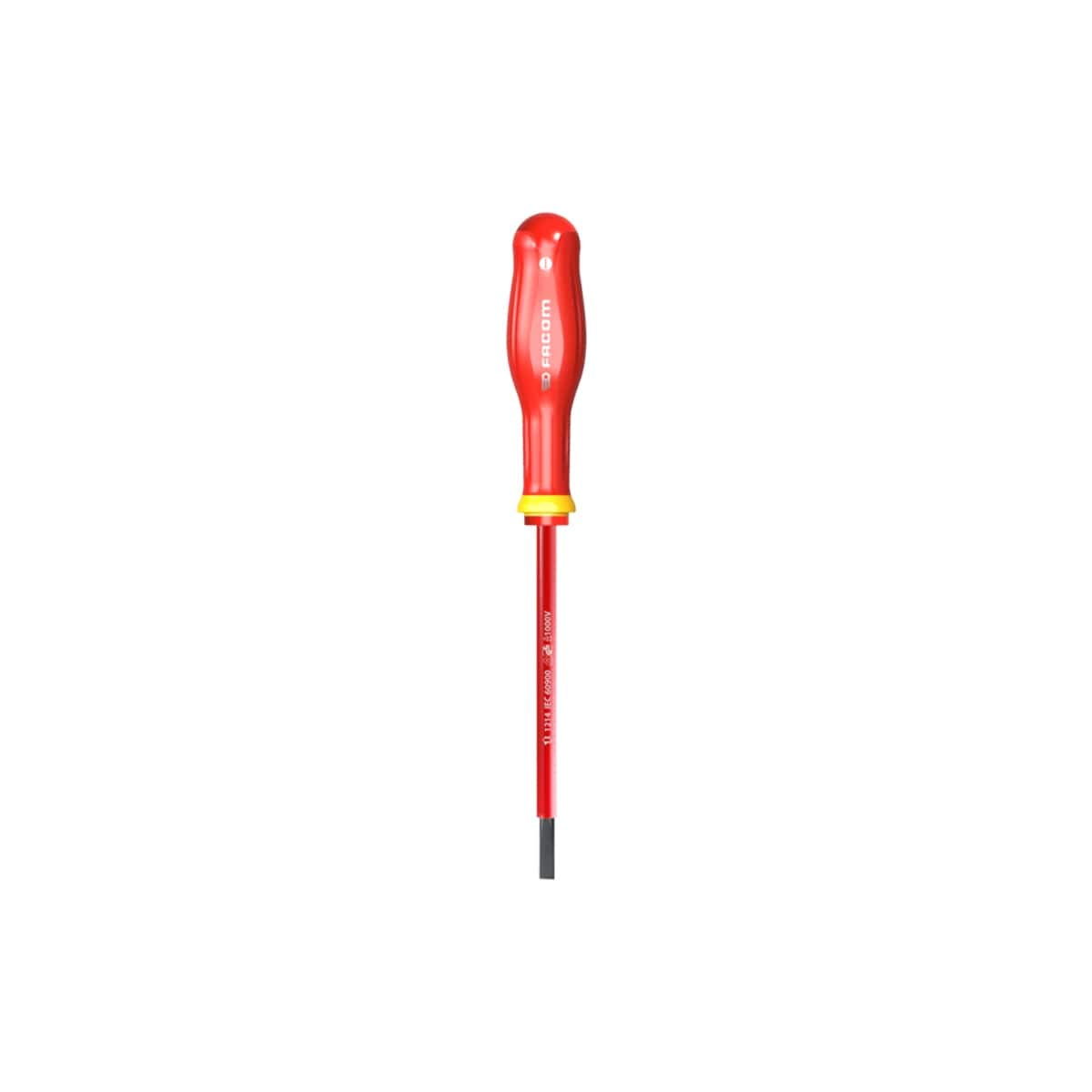 facom-at4x100ve-tournevis-protwinst-isol-1000v-pour-vis-fente-manche-soft-grip-v image 2