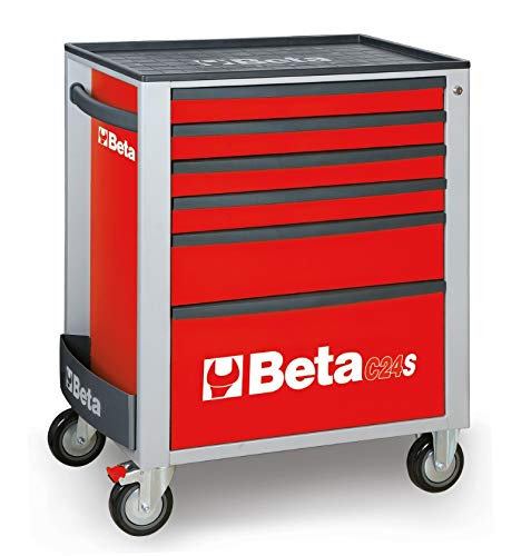 beta-tools-c24s-6-r-servante-mobile-d-atelier-6-tiroirs-rouge image 5