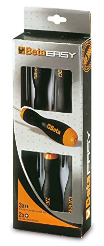 beta-tools-1203-d5-lot-de-5-tournevis-easy-t-ph-3-plats-2-cruciformes-ph image 2