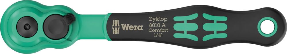 wera-8010-a-zyklop-comfort-cliquet-1-4-x-144-mm-80-dents-angle-de-reprise-4-5 image 1