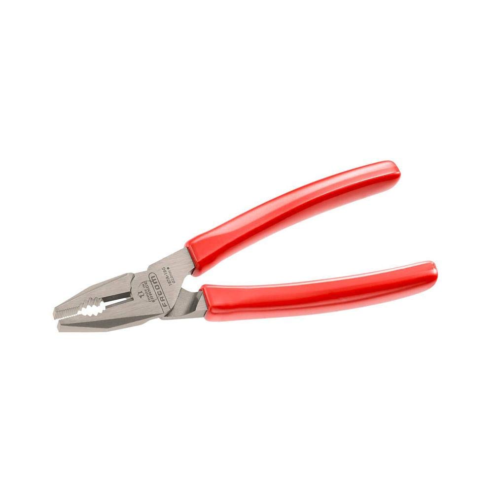 facom-187a-18g-pince-universelle-coupante-180-mm-poign-e-pvc-sculpt-e-rouge image 2