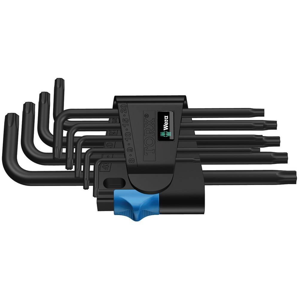 wera-967-l-9-torx-hf-jeu-de-9-cl-s-m-les-coud-es-avec-fonction-de-retenue-et-tra image 1