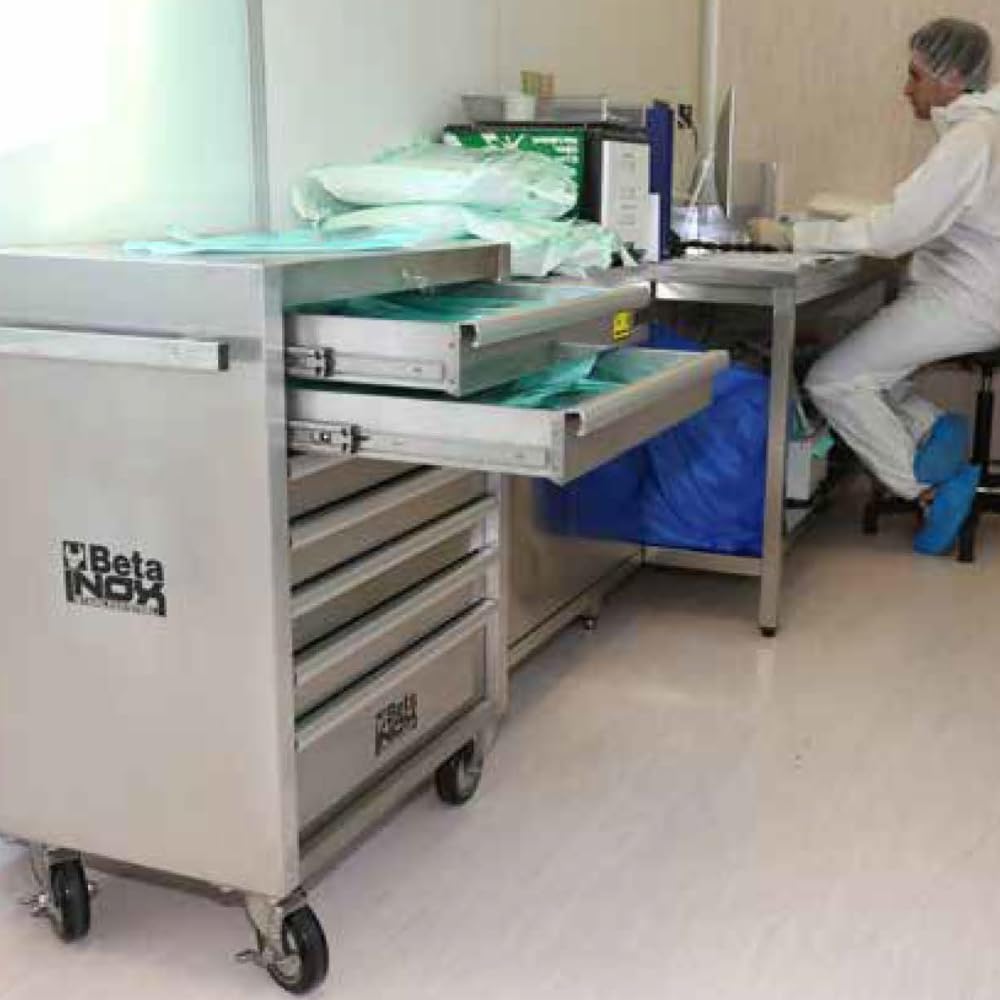 beta-tools-c04tss-7-servante-mobile-d-atelier-inox-aisi-304-7-tiroirs image 2