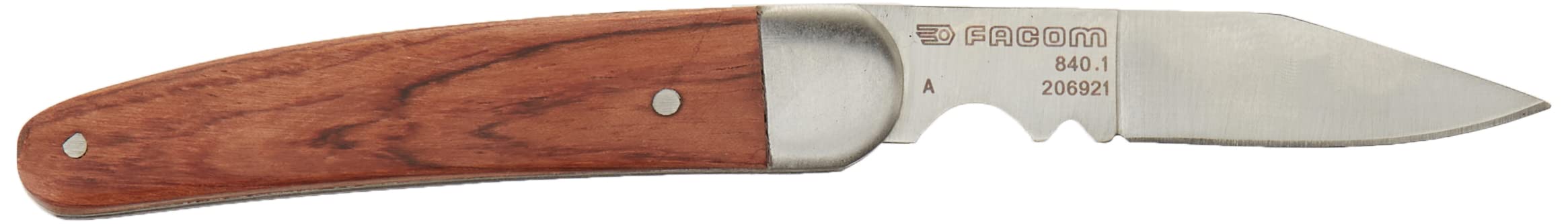 facom-840b-couteau-d-lectricien-lame-serpette-inox-60-mm-manche-en-bois image 2
