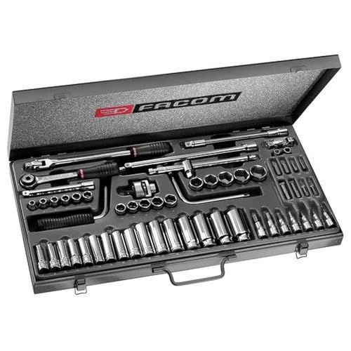 facom-j-451ep-coffret-de-douilles-et-embouts-3-8-avec-cliquet-rallonges-et-acces image 2