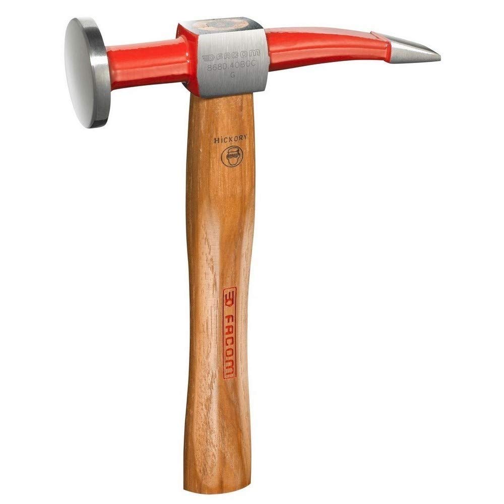 facom-868d-40boc-marteau-planer-t-te-ronde-et-panne-coud-e-430-g-manche-hickory image 1