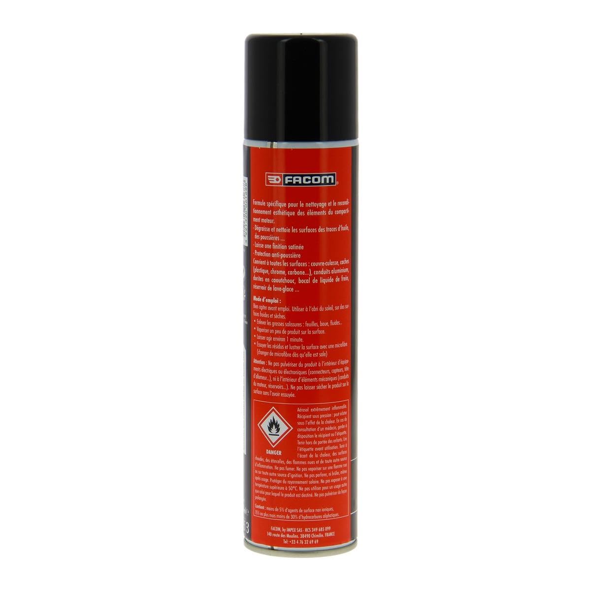 facom-nettoyant-moteur-mousse-d-graissante-300-ml-finition-satin-e-toutes-surfac image 2