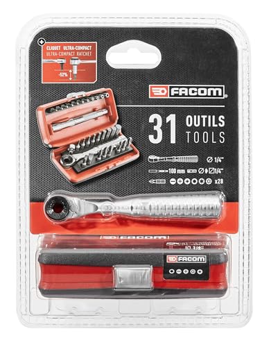 facom-r-pej31pb-coffret-31-embouts-cliquet-1-4-pour-tournevis-cliquet-facom image 6
