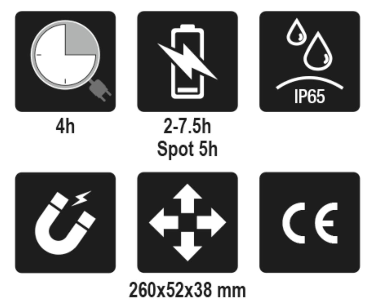 beta-1838s-lampe-led-d-inspection-articul-e-rechargeable-700-lumens image 6