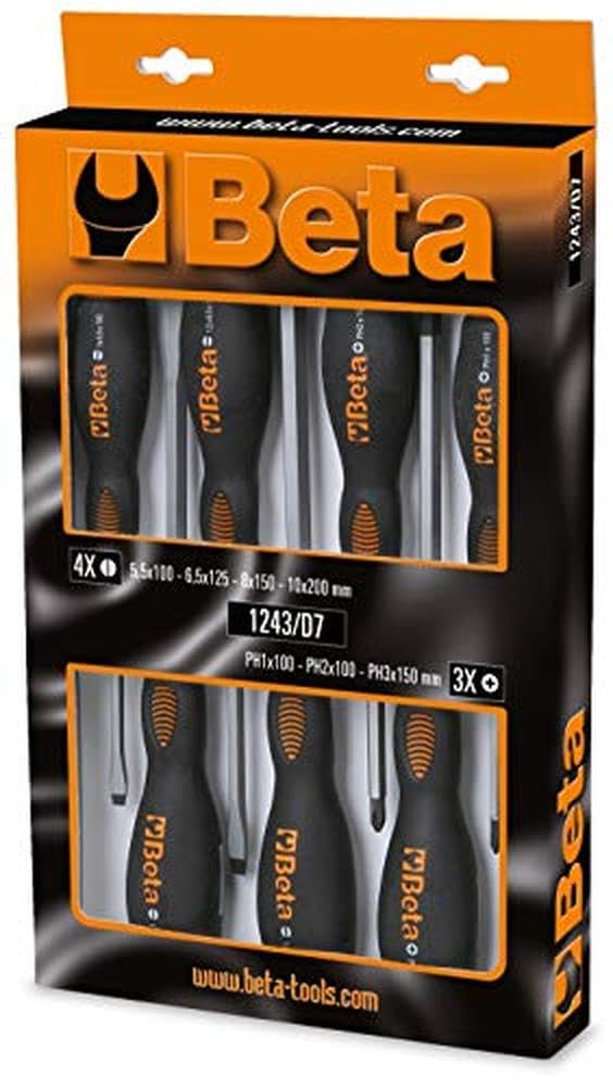 beta-tools-1243-d7-jeu-de-7-tournevis-pour-vis-fendues-et-cruciformes-art-1241-1 image 2