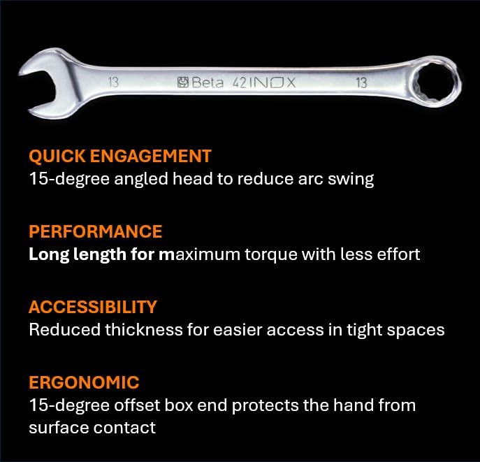 beta-tools-42inox-sc9-jeu-de-9-cl-s-mixtes-en-acier-inoxydable-avec-support image 8