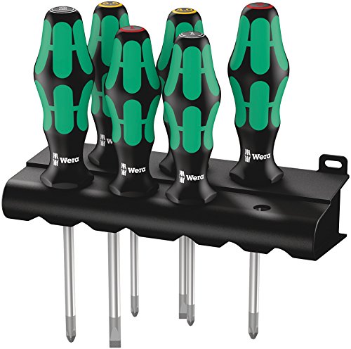wera-335-350-355-6-kraftform-plus-lasertip-jeu-de-6-tournevis-avec-rack-lames-la image 6