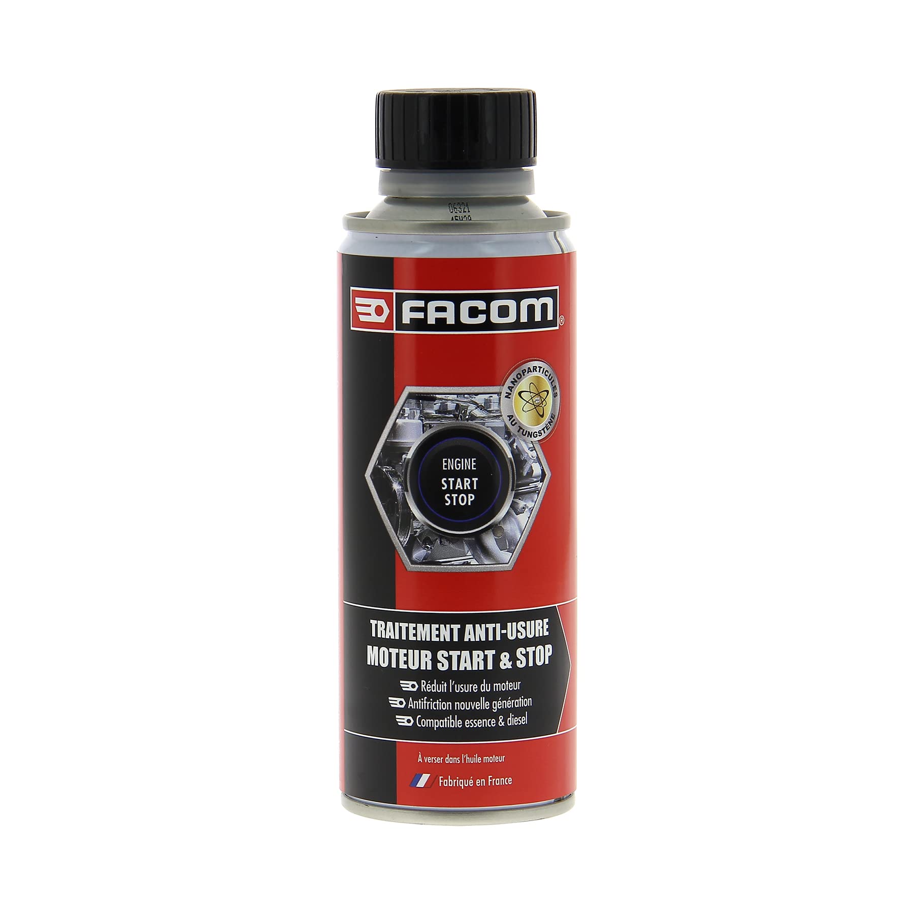 facom-traitement-anti-friction-moteurs-start-stop-250-ml-additif-huile-nanoparti image 1