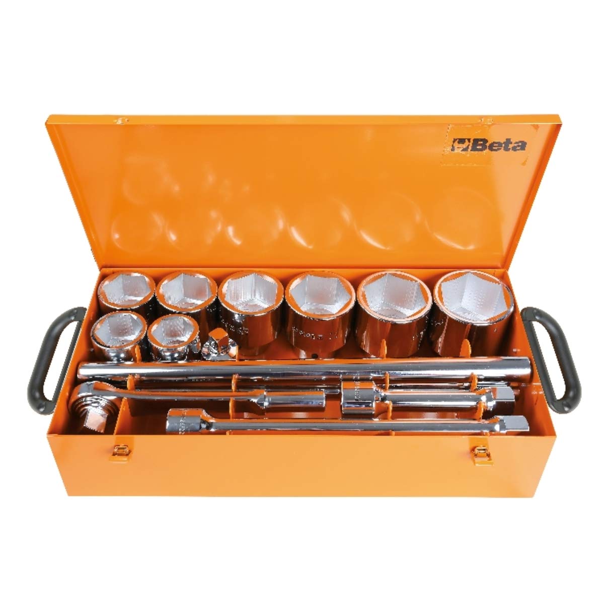 beta-tools-929-c8-coffret-de-8-douilles-choc-6-pans-46-80-mm-et-5-accessoires-en image 1