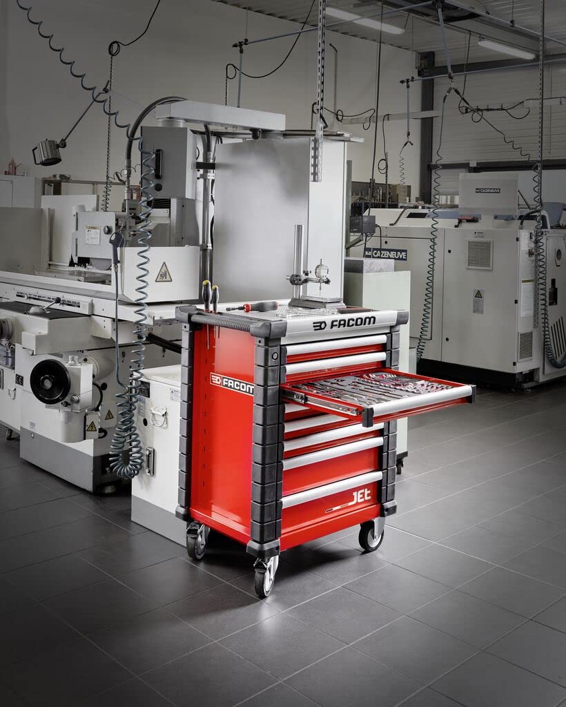 facom-jet-6m3a-servante-d-atelier-jet-rouge-6-tiroirs-sur-roulettes-3-modules-pa image 2