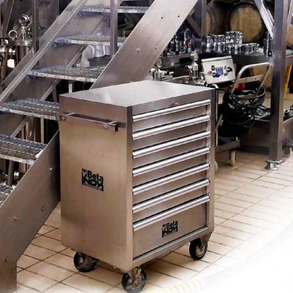 beta-tools-c04tss-7-servante-mobile-d-atelier-inox-aisi-304-7-tiroirs image 5