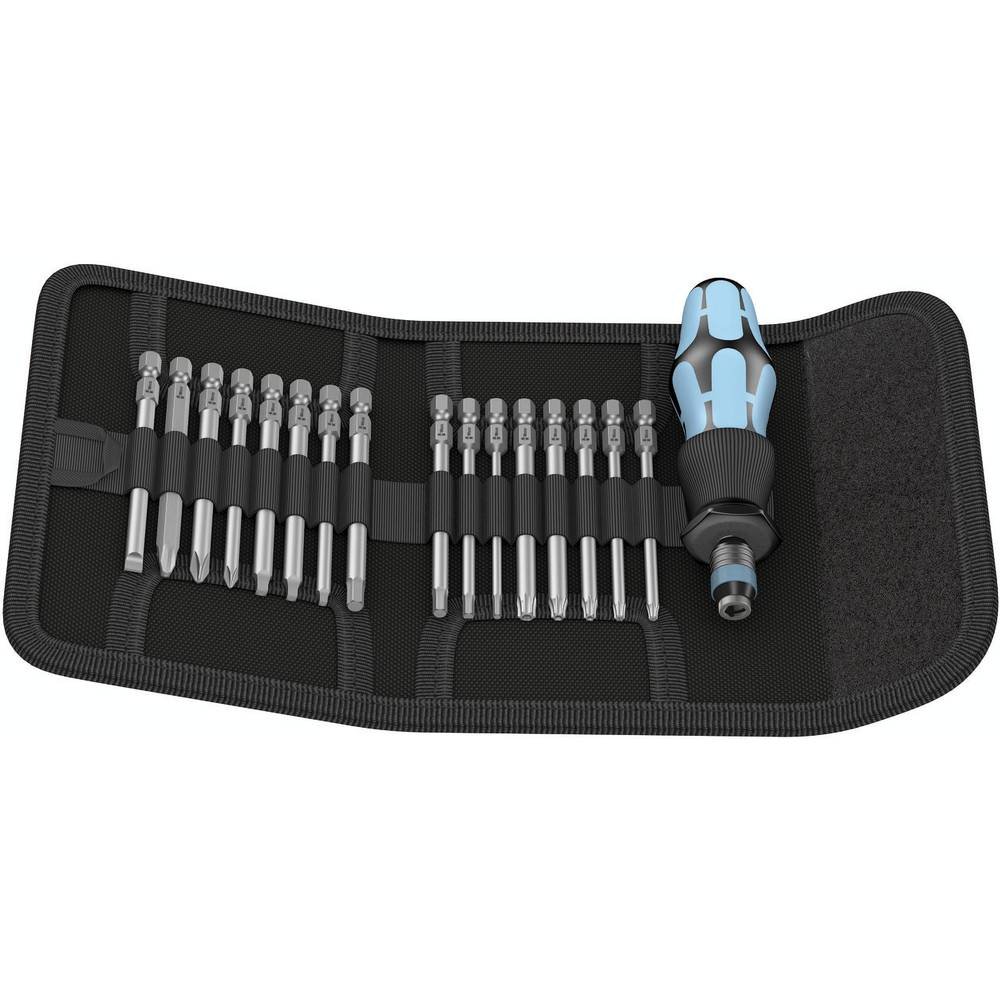 wera-05071116001-kraftform-kompakt-60-inox-assortiment-17-embouts-de-vissage-ino image 1