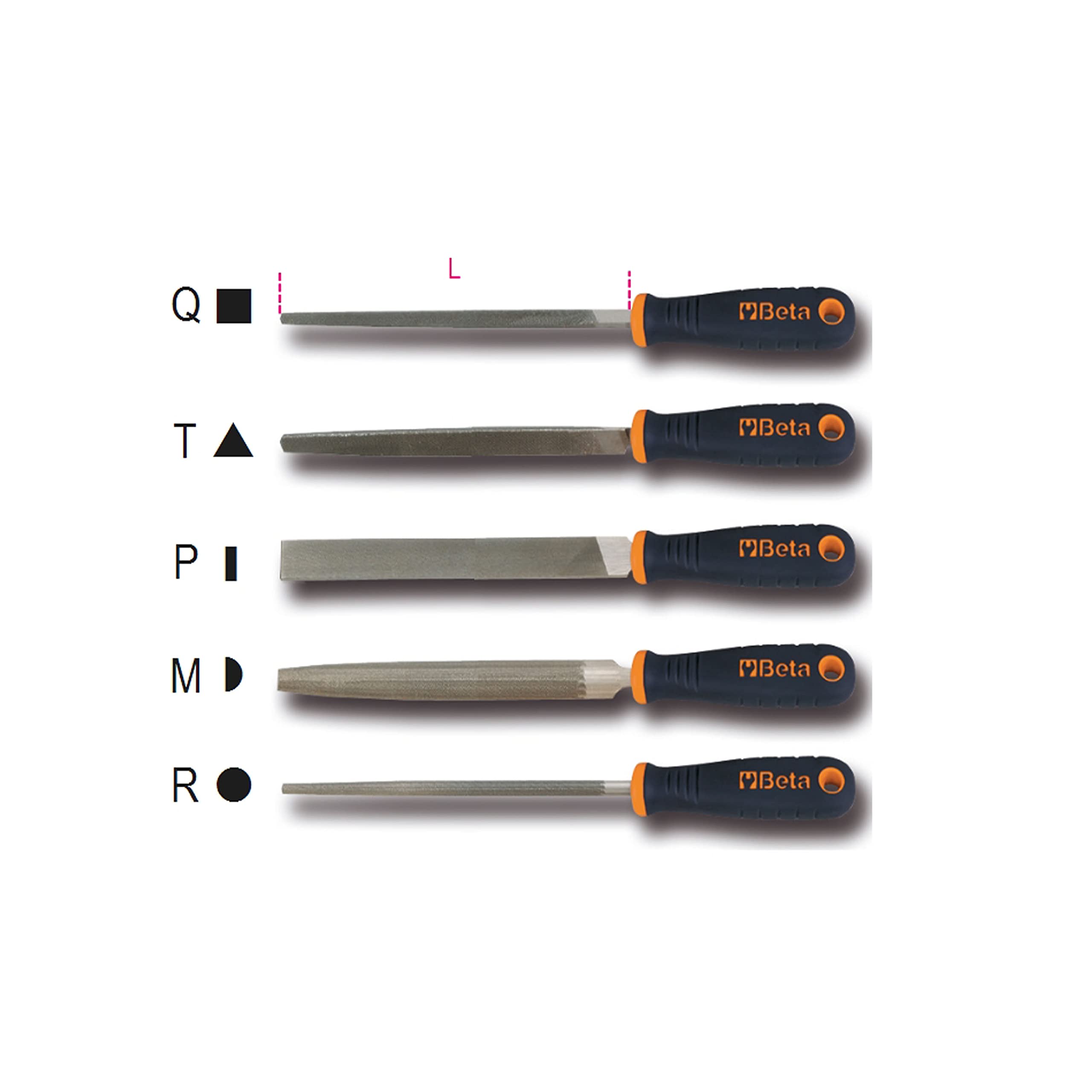 beta-tools-1719bma8-s5-jeu-de-5-limes-demi-douces-seconde-coupe-200-mm-8-art-171 image 4