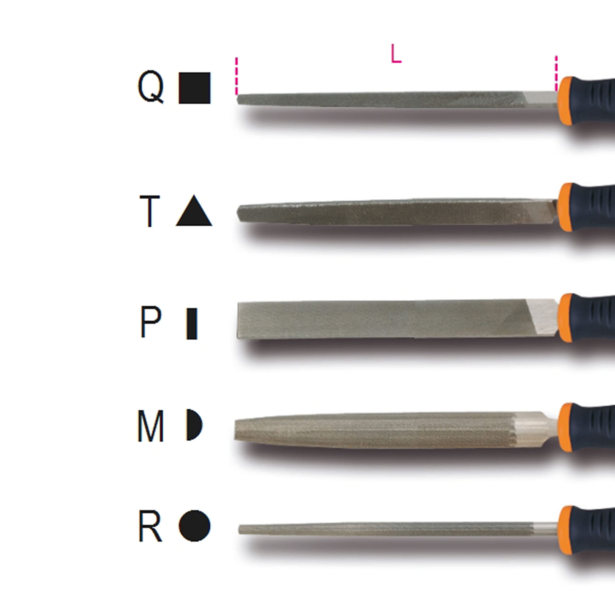 beta-tools-1719bma8-s5-jeu-de-5-limes-demi-douces-seconde-coupe-200-mm-8-art-171 image 5