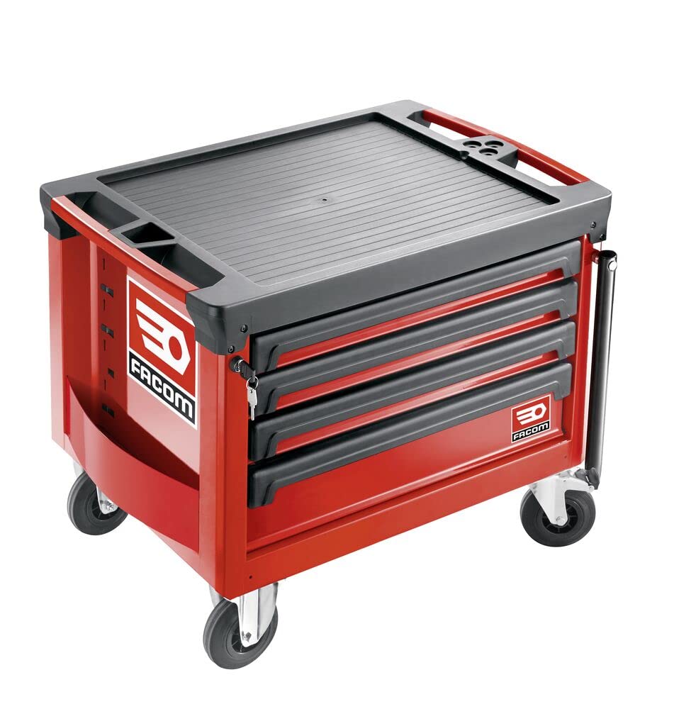 facom-roll-cr4m3a-coffre-roll-m3-4-tiroirs-rouge-12-modules-compatible-servante- image 2
