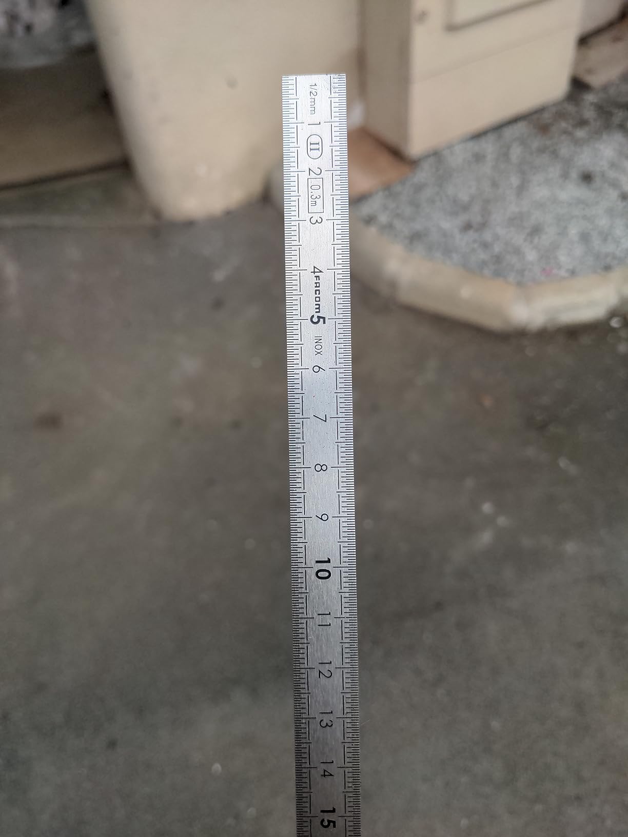 Bon réglet pour le chantier