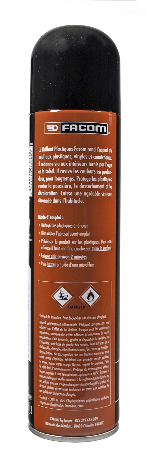 facom-006144-brillant-plastiques-a-rosol-400-ml-parfum-citron-pour-int-rieurs-de image 2