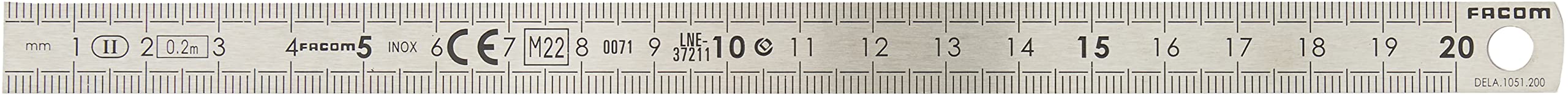 facom-dela-1051-200-r-glet-en-inox-flexible-20-cm-gradu-sur-2-faces-mm-et-1-2-mm image 1
