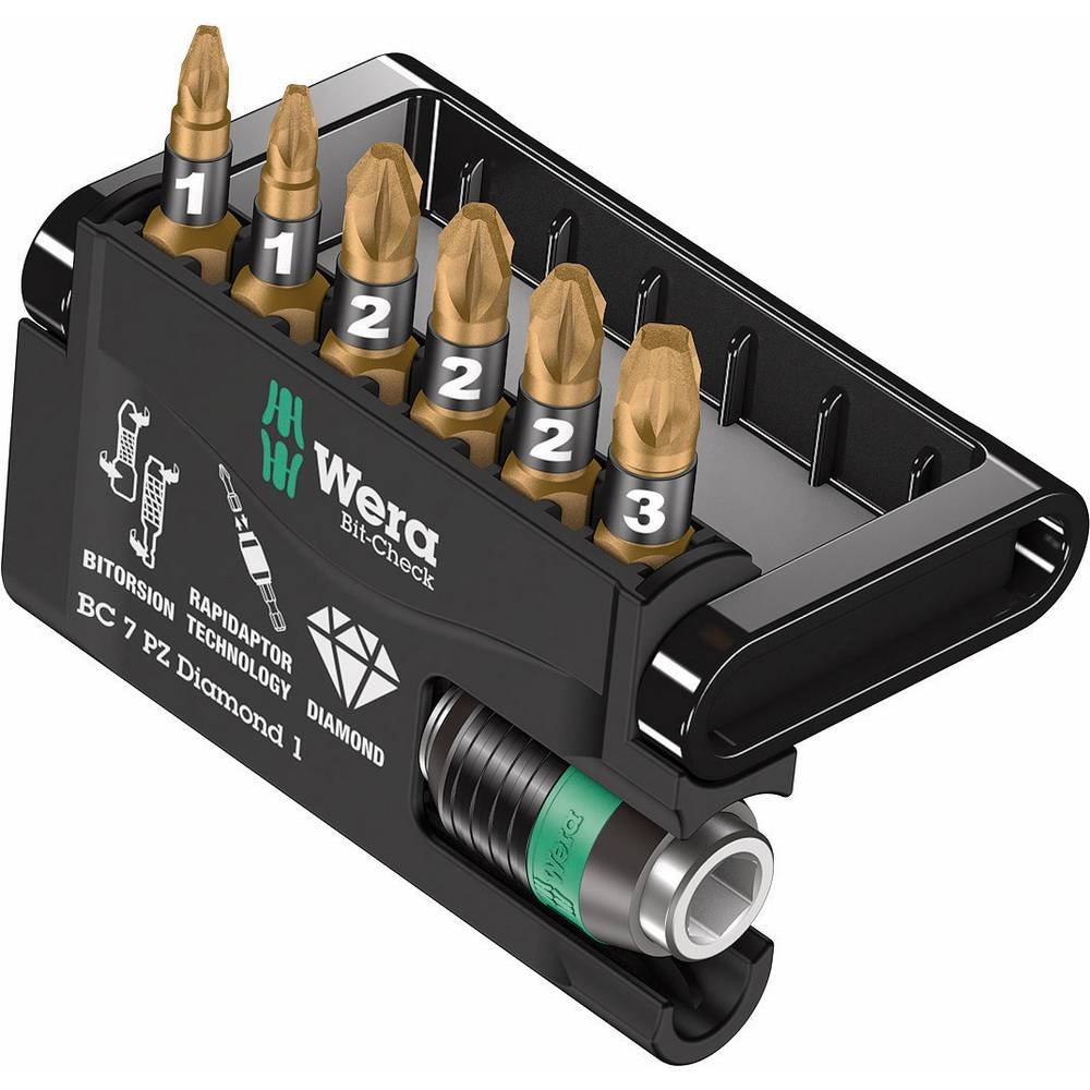 wera-bit-check-7-diamond-1-05057416001-jeu-de-7-embouts-de-visiage-diamond-avec- image 7