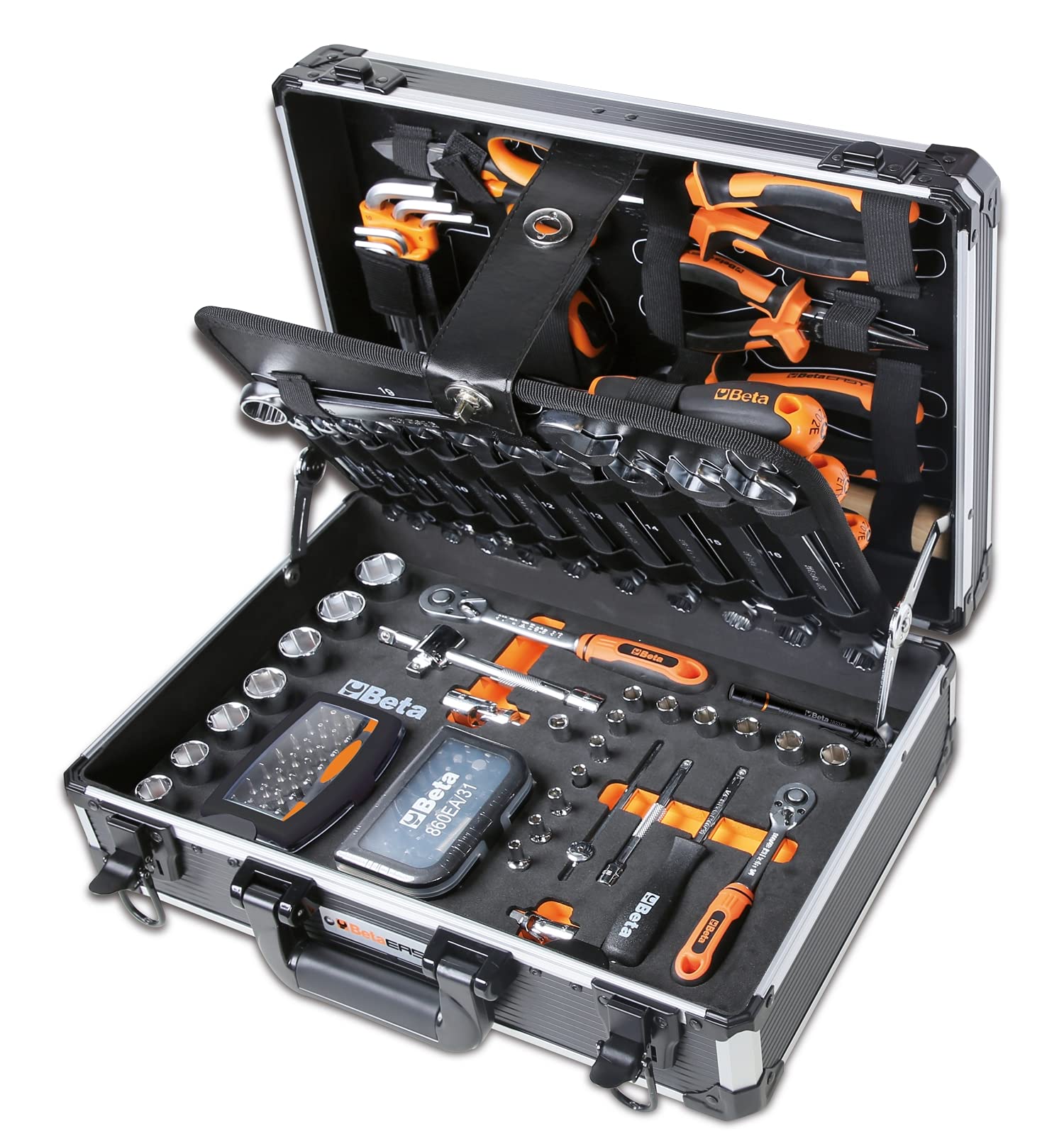 beta-tools-2054e-i-100-valise-aluminium-avec-assortiment-de-100-outils-professio image 8