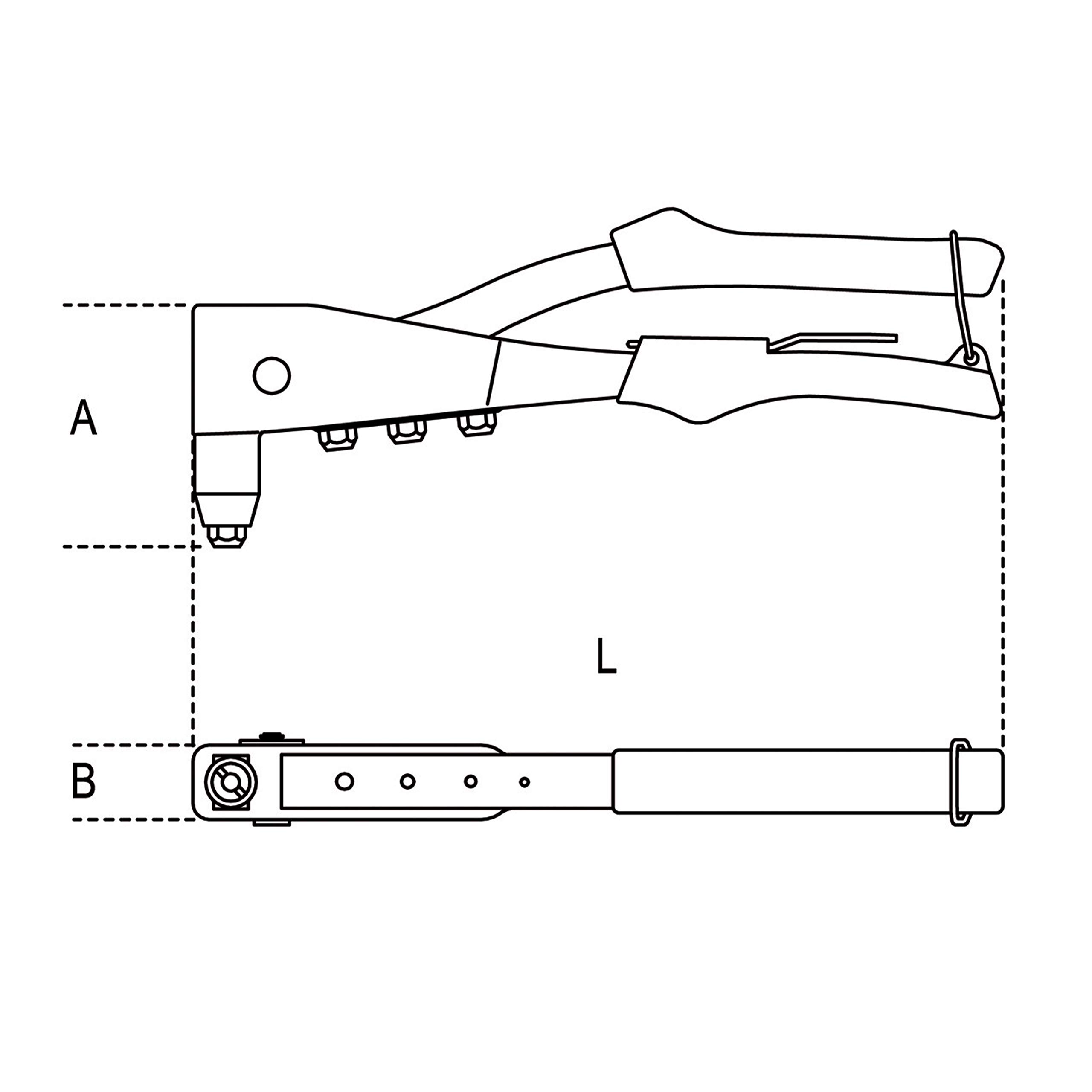 beta-1741b-pince-riveter-avec-4-embouts-rivets-aveugles-aluminium-et-acier image 5
