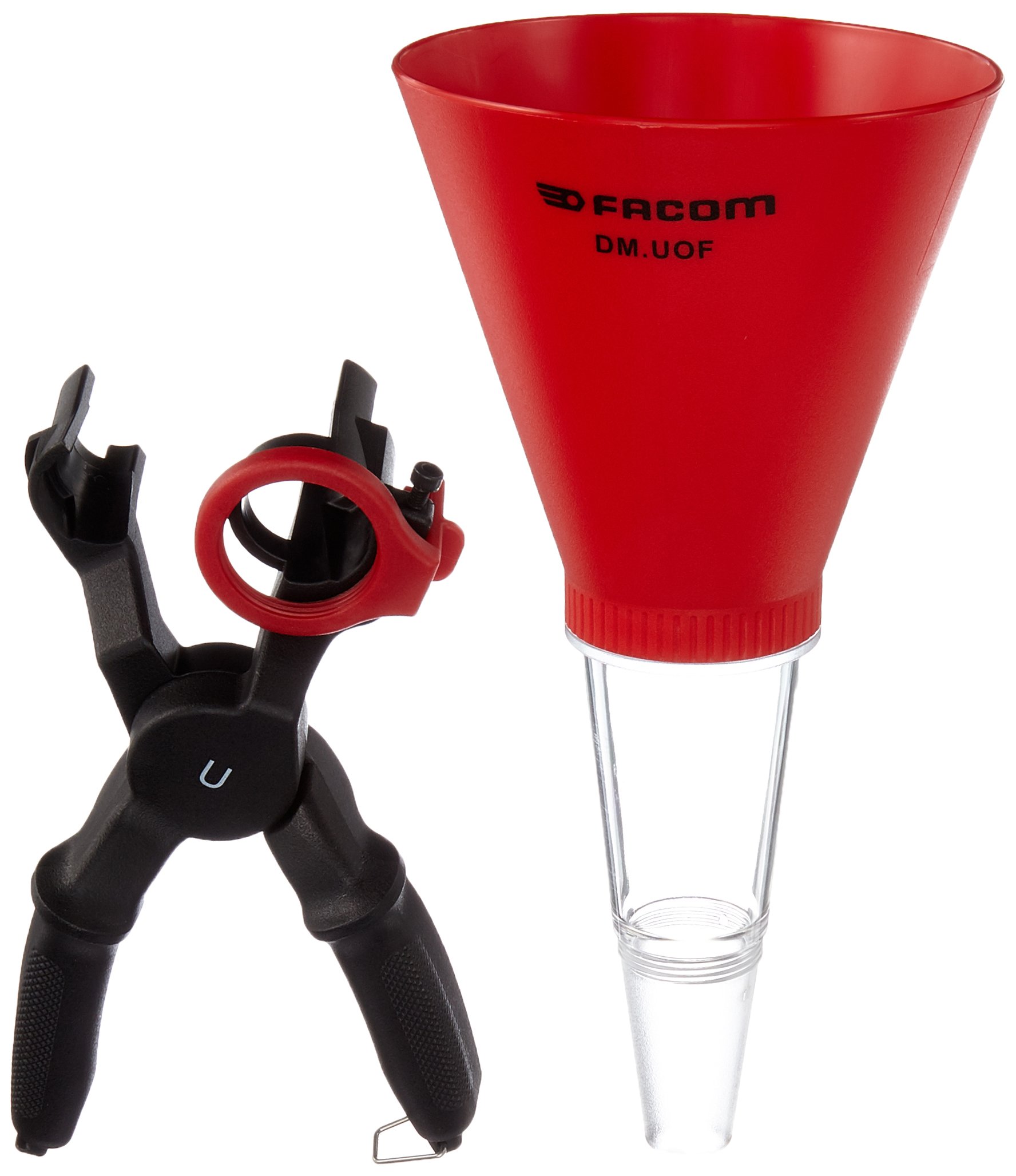 facom-dm-uof-entonnoir-universel-rouge-r-sistant-aux-hydrocarbures-pour-huile-mo image 1