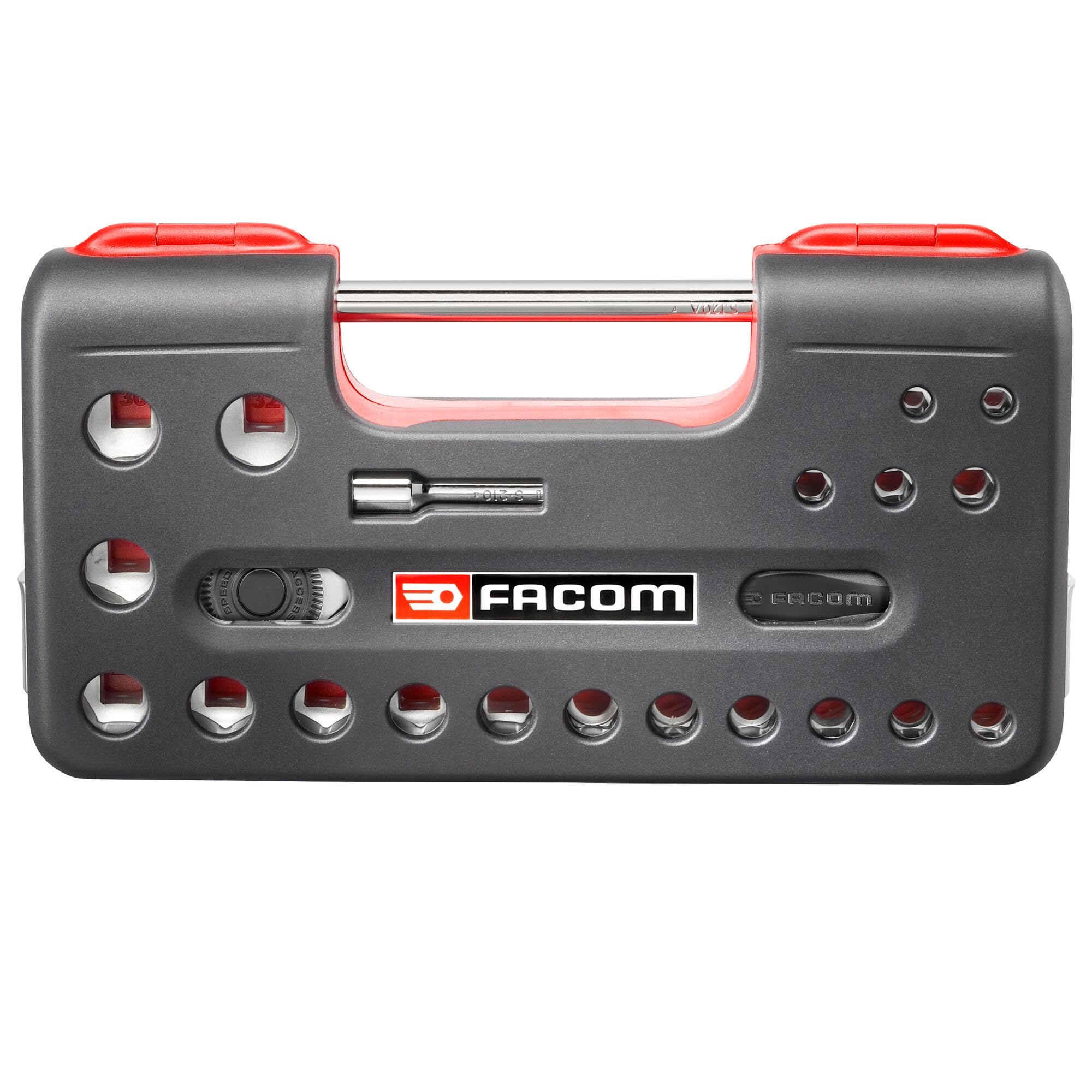 facom-s-360dbox4pb-coffret-detection-box-cliquet-manche-rotatif-haute-performanc image 2