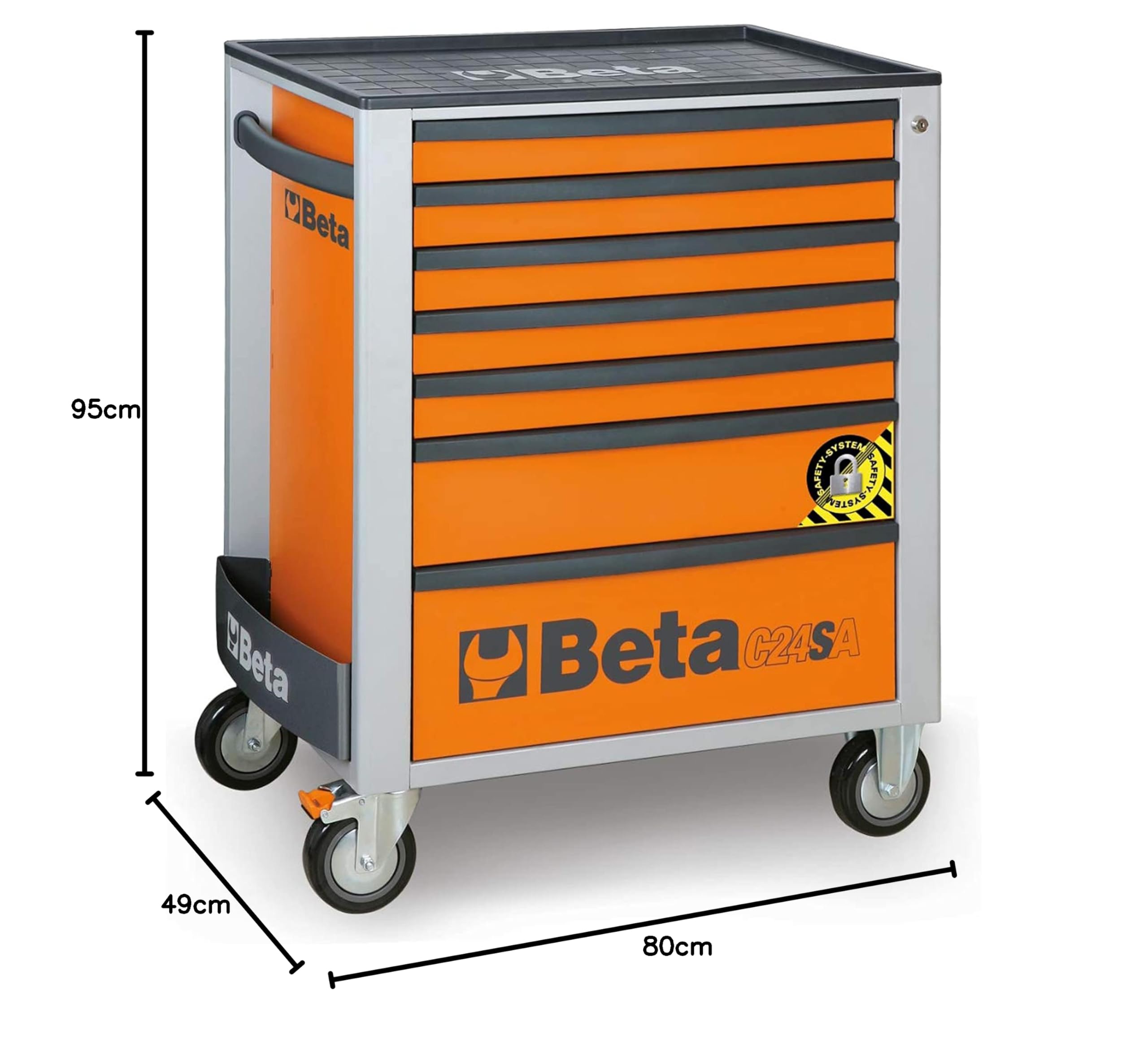 beta-tools-c24sa-7-o-servante-mobile-7-tiroirs-avec-syst-me-anti-basculement image 2