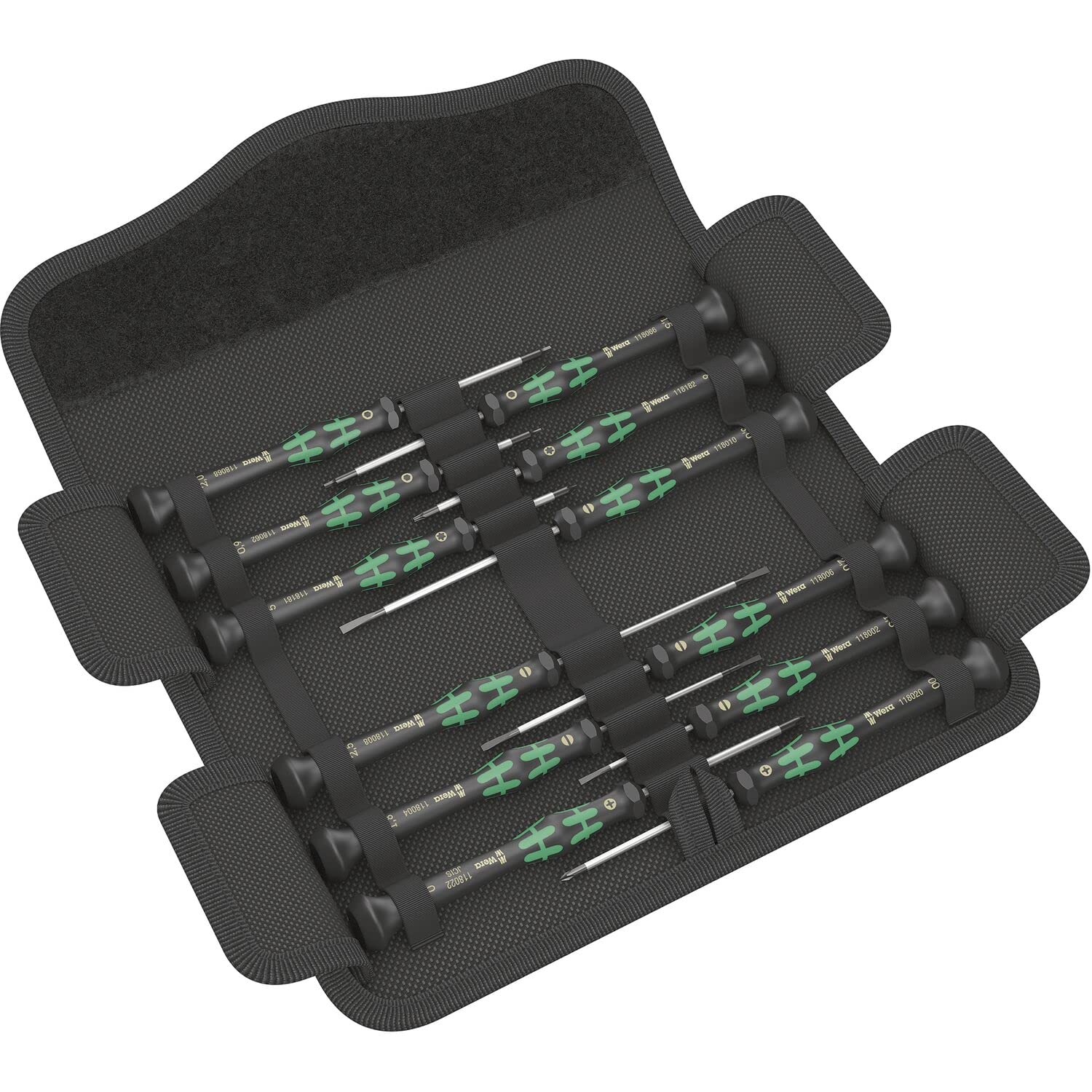wera-kraftform-micro-set-12-sb-jeu-de-12-tournevis-de-pr-cision-lectronicien-ver image 1