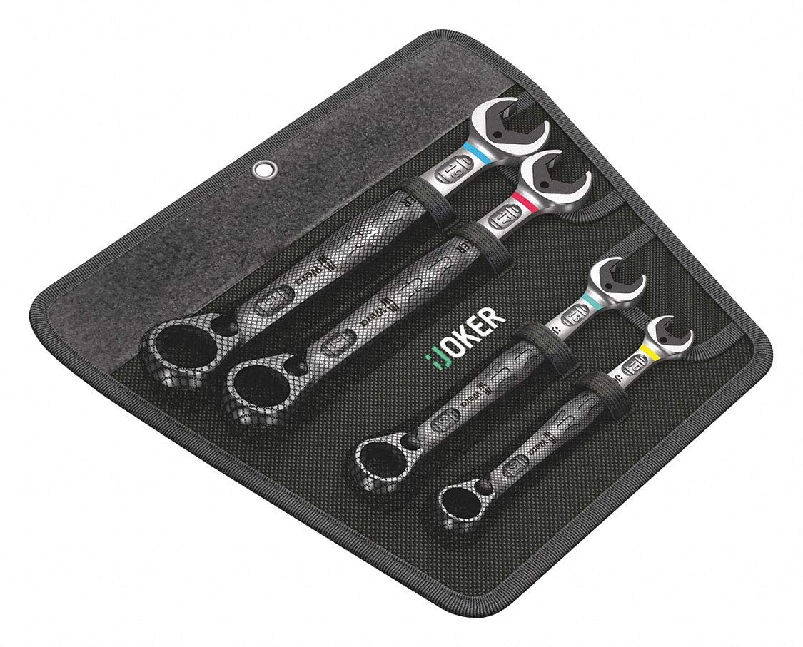 wera-6001-joker-switch-4-set-1-jeu-de-4-cl-s-mixtes-cliquet-m-triques-avec-fonct image 1