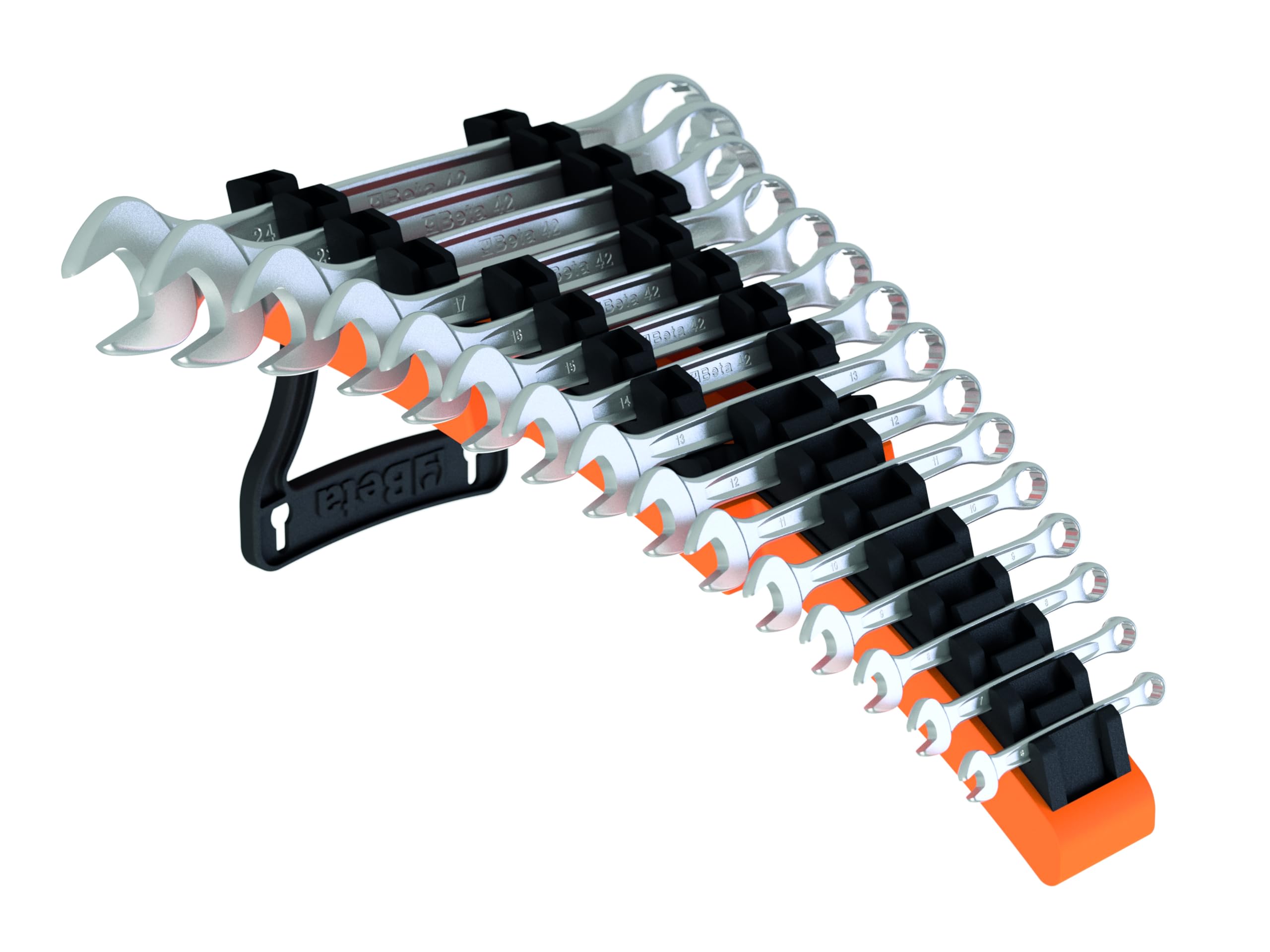 beta-tools-42-sp15-jeu-de-15-cl-s-mixtes-6-24-mm-avec-support-mural image 1