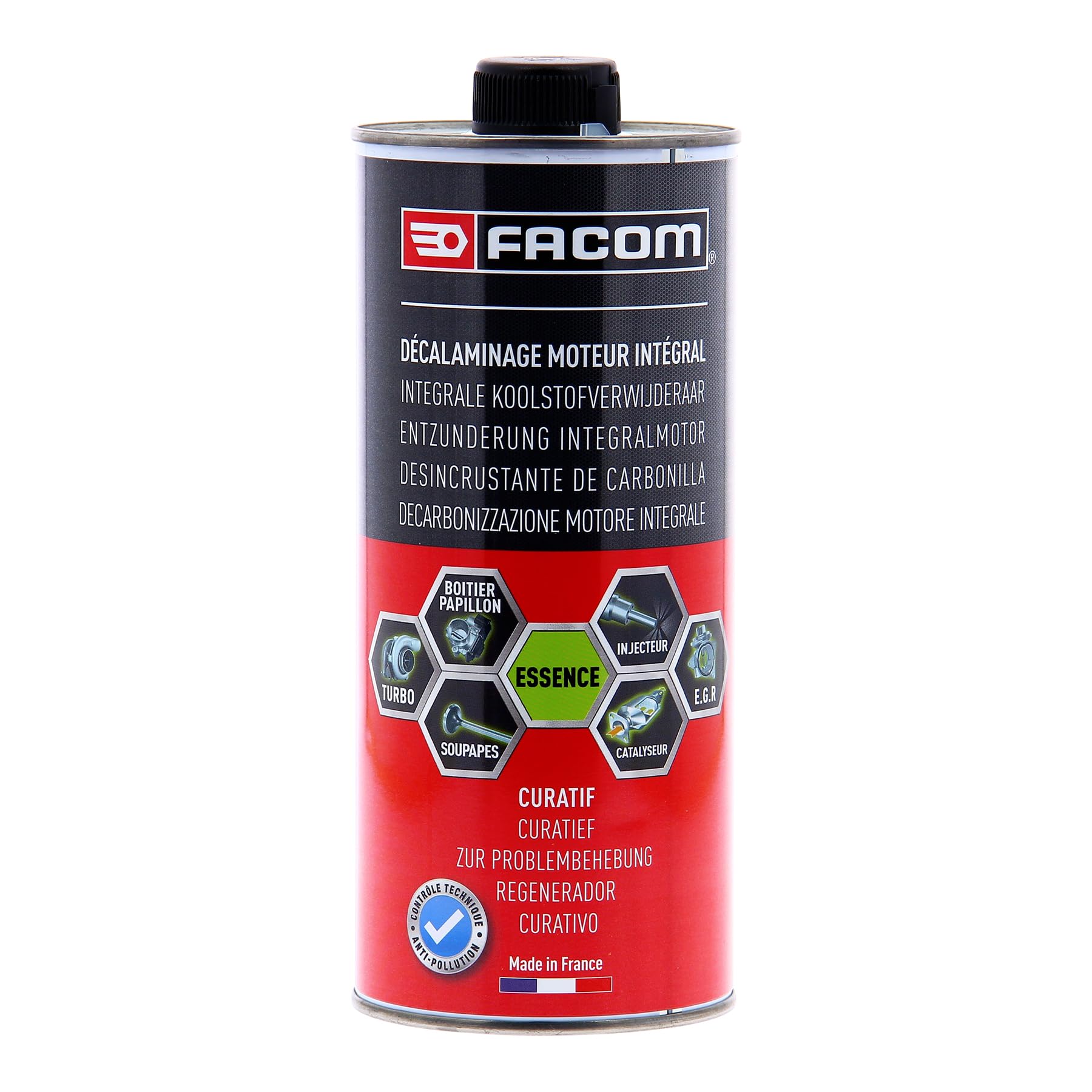 facom-006026-d-calaminant-moteur-int-gral-essence-1-l-curatif-nettoyage-vanne-eg image 1