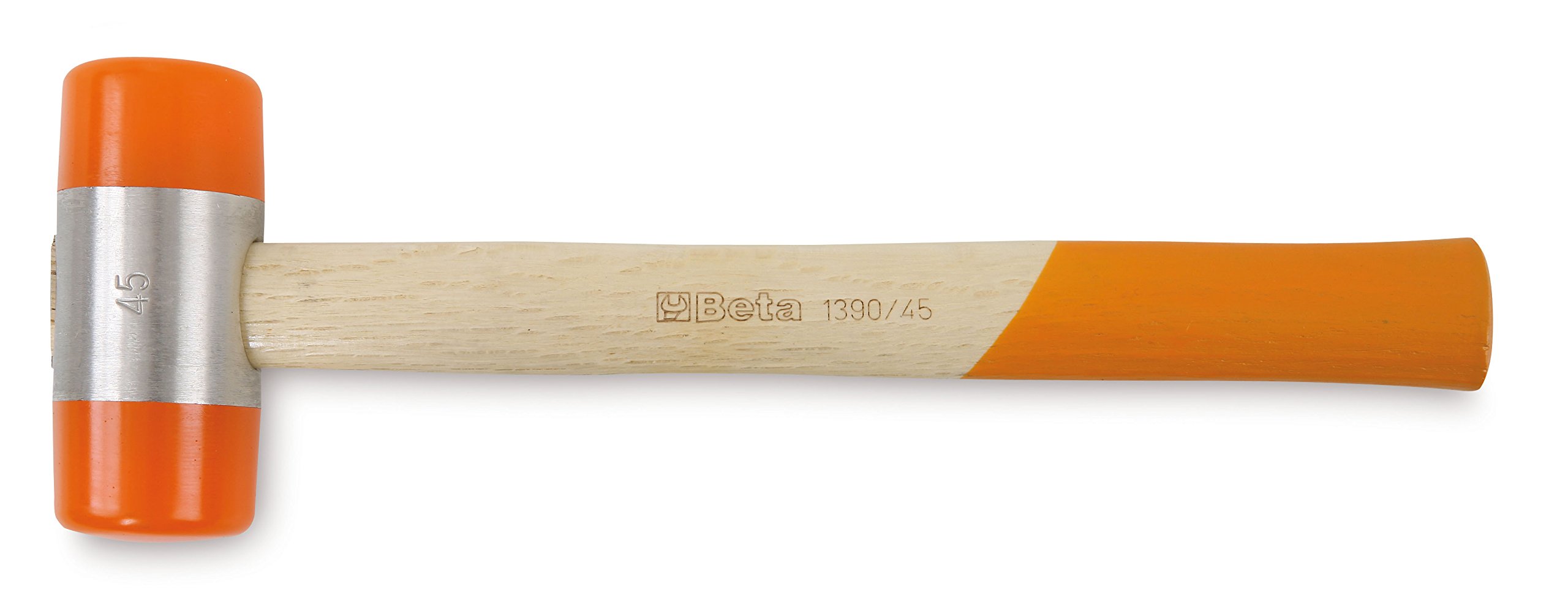 beta-tools-1390-45-maillet-embouts-nylon-interchangeables-manche-en-bois-45-mm-3 image 4