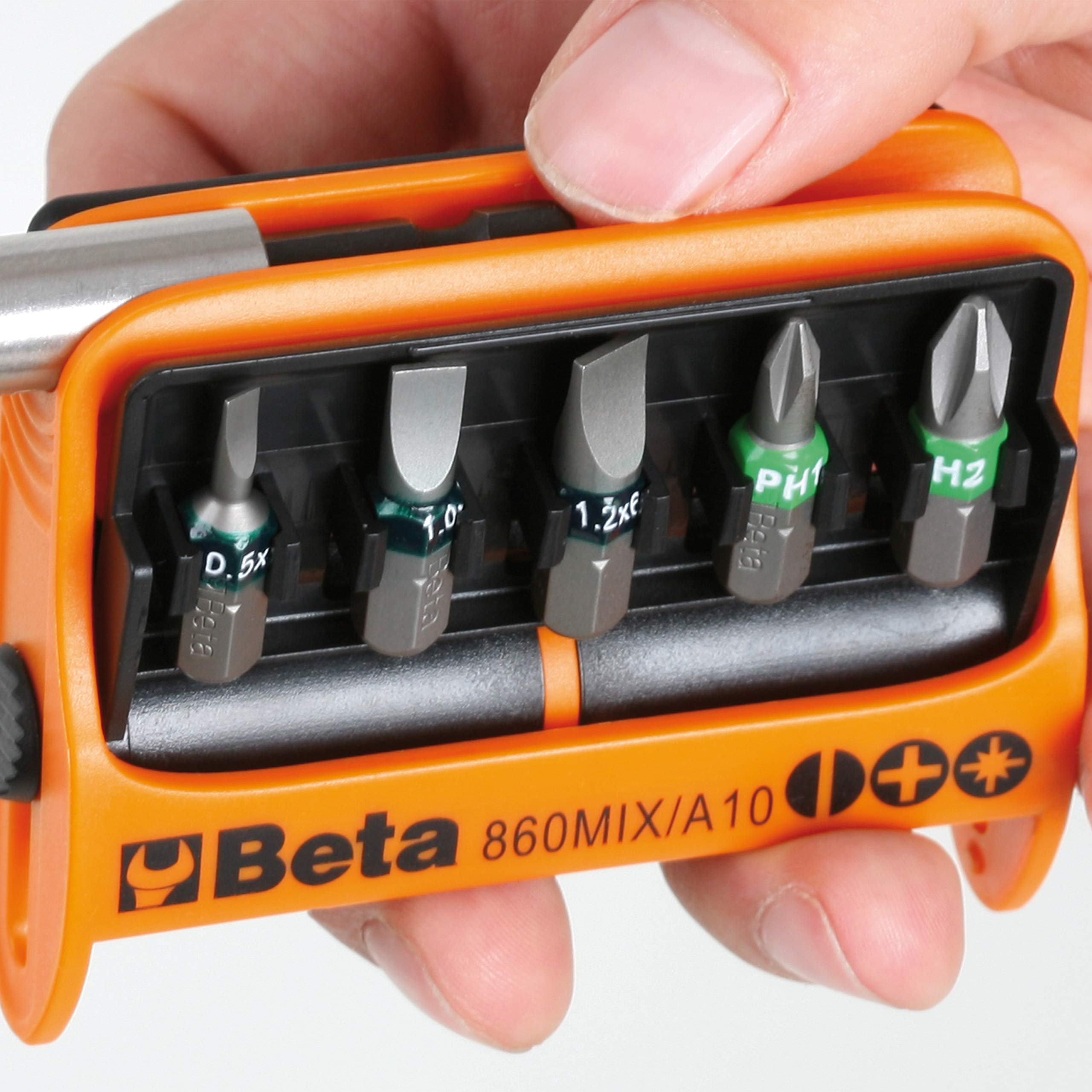 beta-tools-860mix-a10-jeu-de-10-embouts-de-visseuse-avec-porte-douilles-magn-tiq image 4