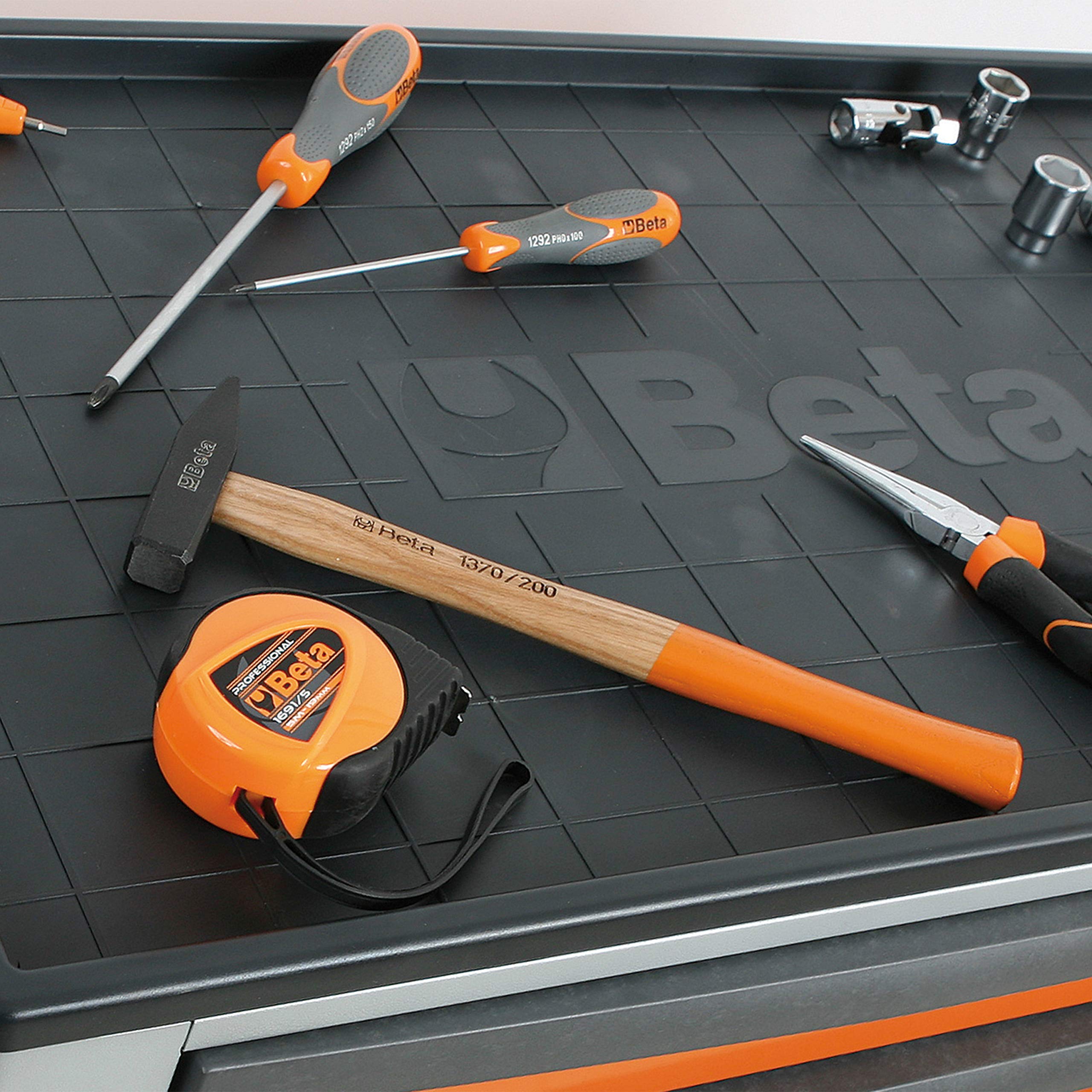 beta-tools-c24s-7-g-servante-d-atelier-mobile-7-tiroirs-gris-vide-94-4-x-79-x-50 image 2